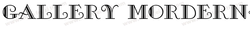 gallery mordern字体转换